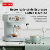 Máquina de café expresso PETRUS 20 Bar: Latte cremoso artesanal e cappuccinos
